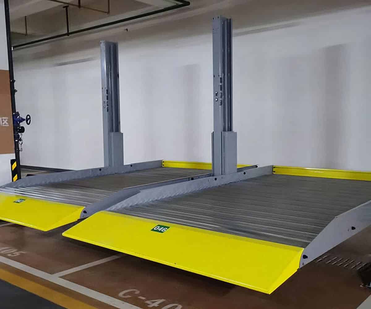 三層升降橫移式機(jī)械式立體停車設(shè)備回收