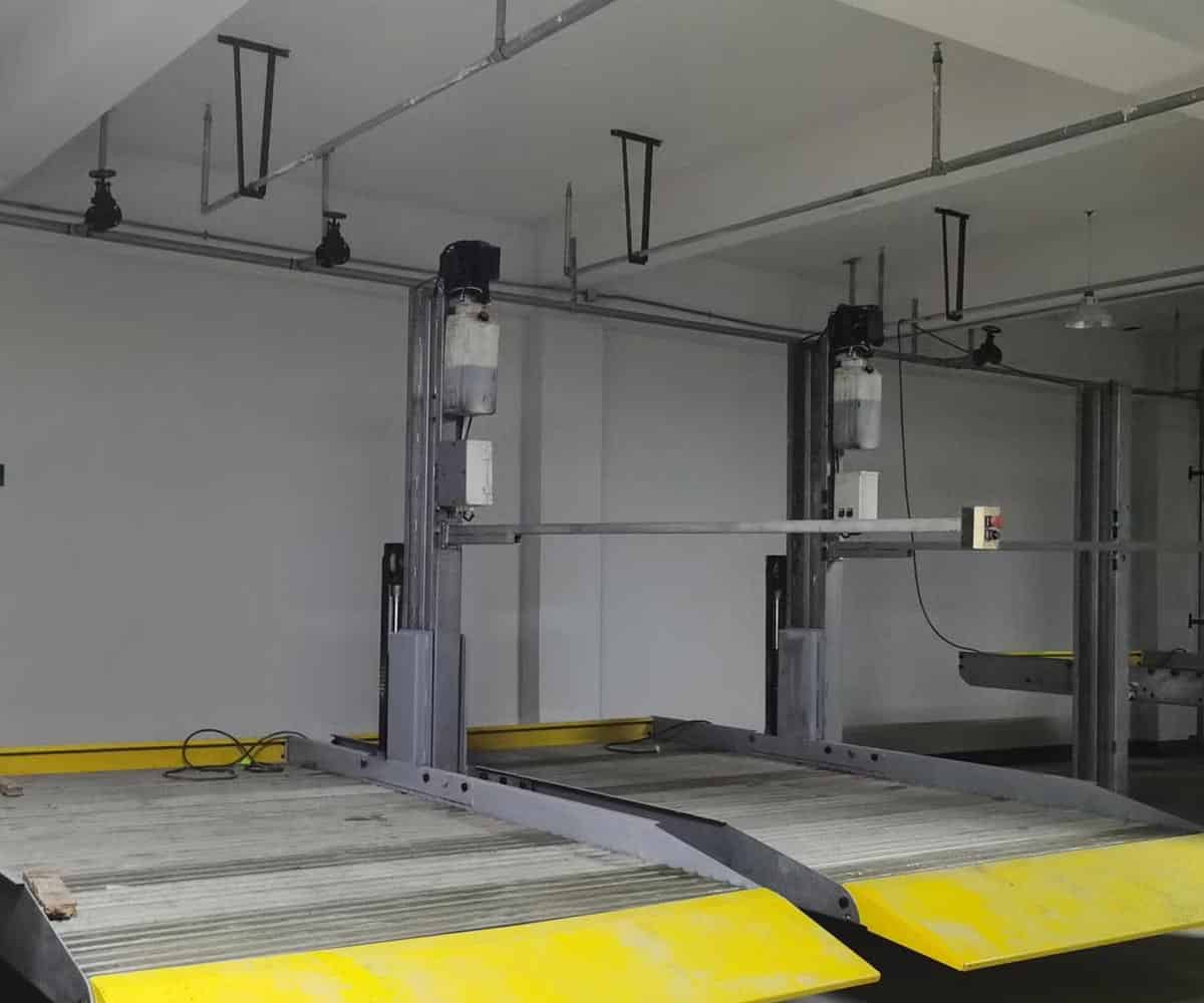 白銀區地下室簡易式機械停車過規劃