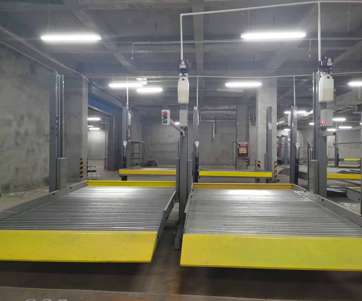 三層升降橫移立體停車場價格