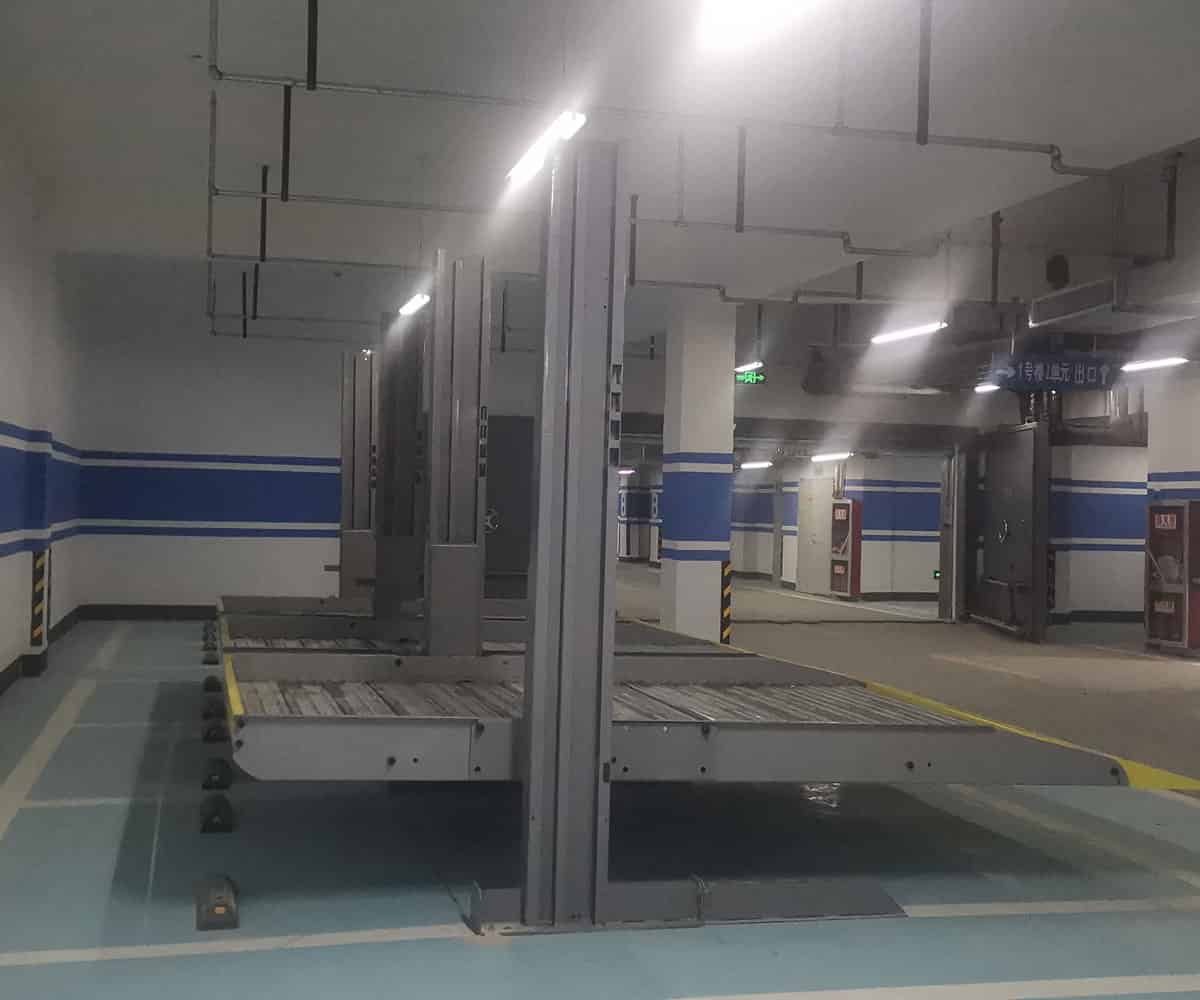三層升降橫移式立體停車拆除