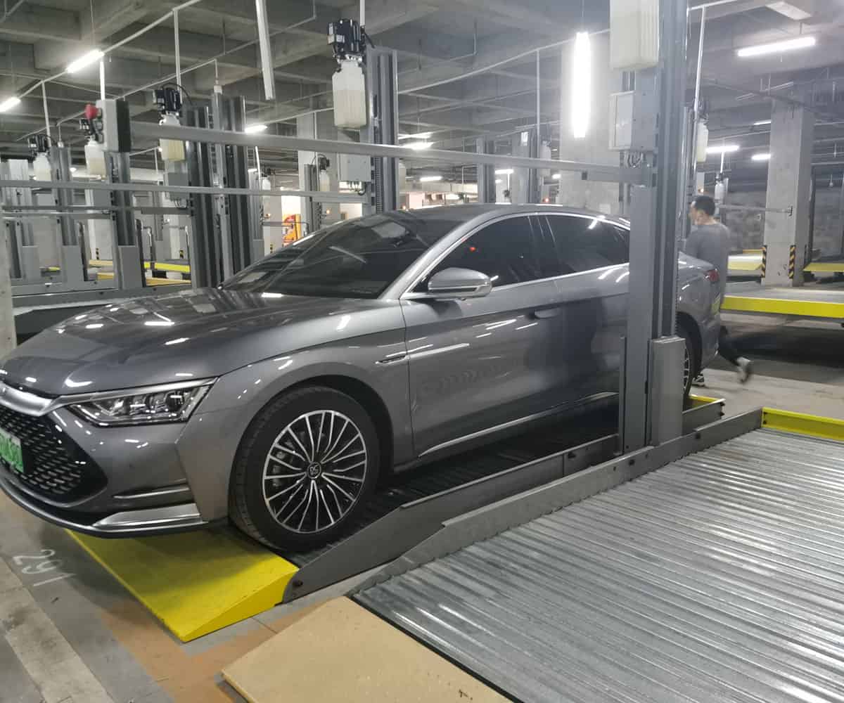 湖北省雙層升降橫移式立體停車設備過規劃